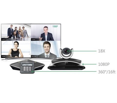 YEALINK VC 400 HD Video Konferans Sistemi (Recording, 7+1 MCU Software Lisanslı)